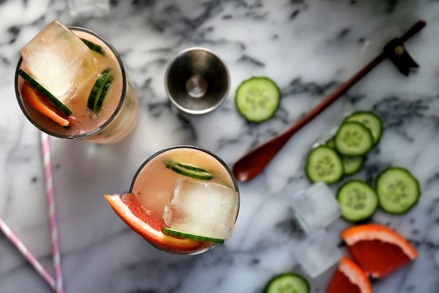 Grapefruit Cucumber Cocktail - Image 2