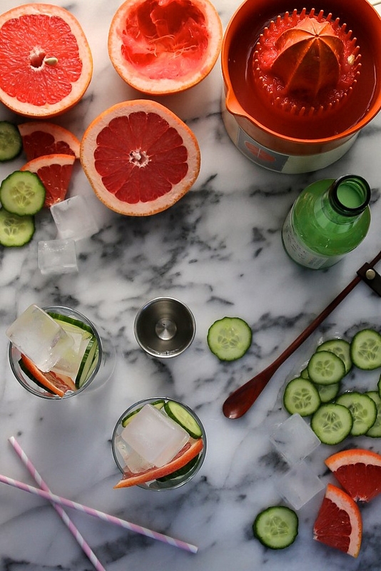 Grapefruit Cucumber Cocktail - Image 3