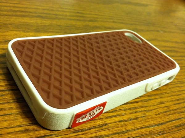 Great Iphone case made to look like the bottom of Vans shoes