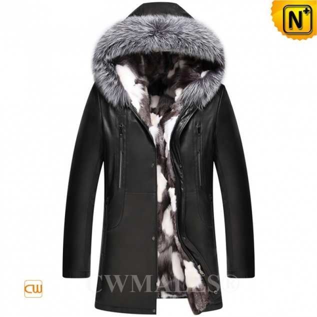 GREEK Brand | CWMALLS® Athens Fox Fur Lined Parka CW807502 [Custom Made&Personal Tailor]