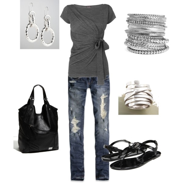 Grey and Black