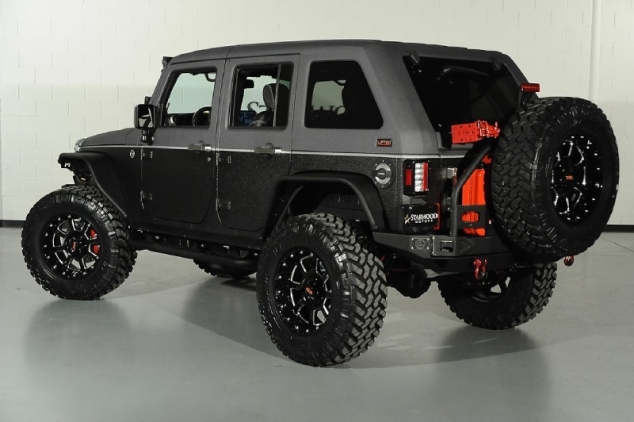 Grey on Black Starwood Custom Wrangler SEMA Build - Image 3