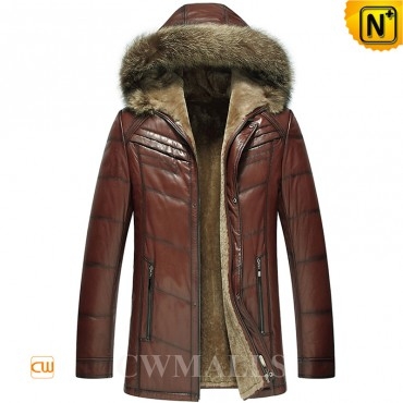 Helsinki Shearling Coat with Fur Hood CW858122