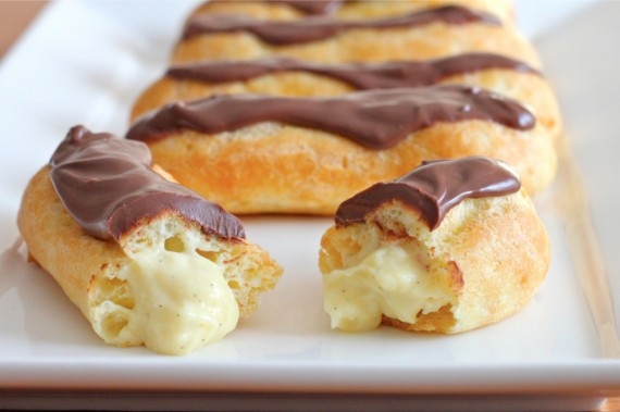 Homemade Chocolate Éclairs