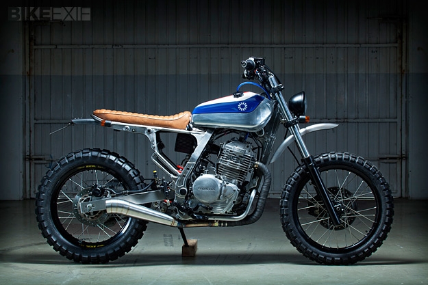 Honda NX650 Custom by Kiddo Motors