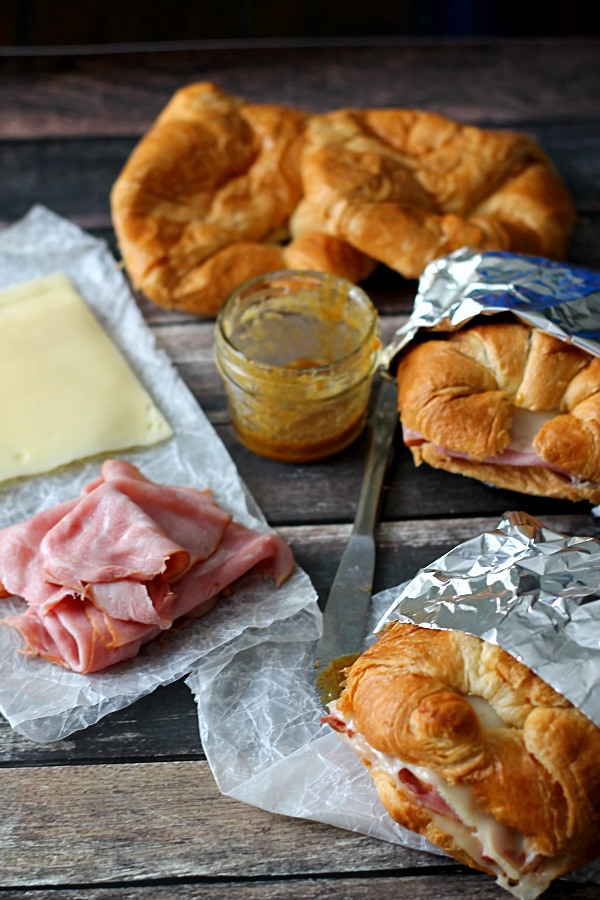 Hot Ham & Swiss Croissants