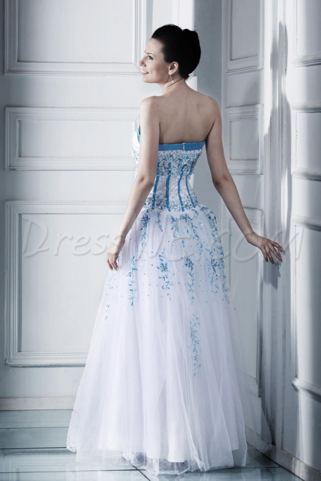 Hot Sell Attractive Sweetheart Neckline Floor-length Luba's Ball Gown Prom Dress  - Image 2