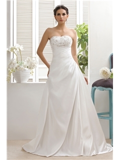 Hot Sell Strapless Mini Skirt Beach Bridal Dasha's Wedding Dress