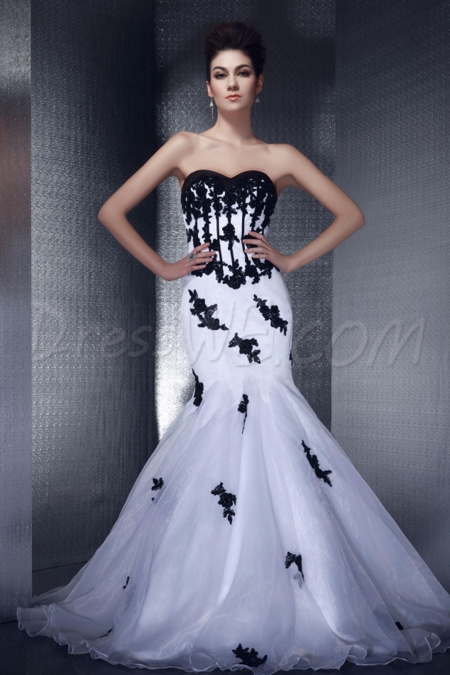 Hot Sell Sweetheart Empire Bodice with Mermaid Style Floor Length Olga's Evening 