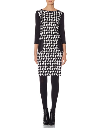 Houndstooth Dress