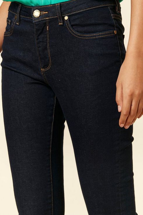 Indigo Scarlet Roll Up Jeans - Image 3