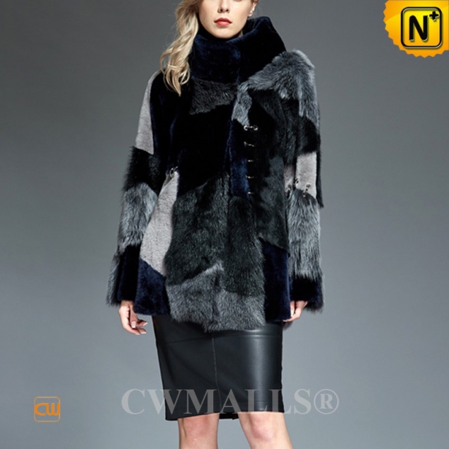 ITALIAN Brand | CWMALLS® Milan Women Reversible Shearling Jacket CW607009 [Black Friday 2017]