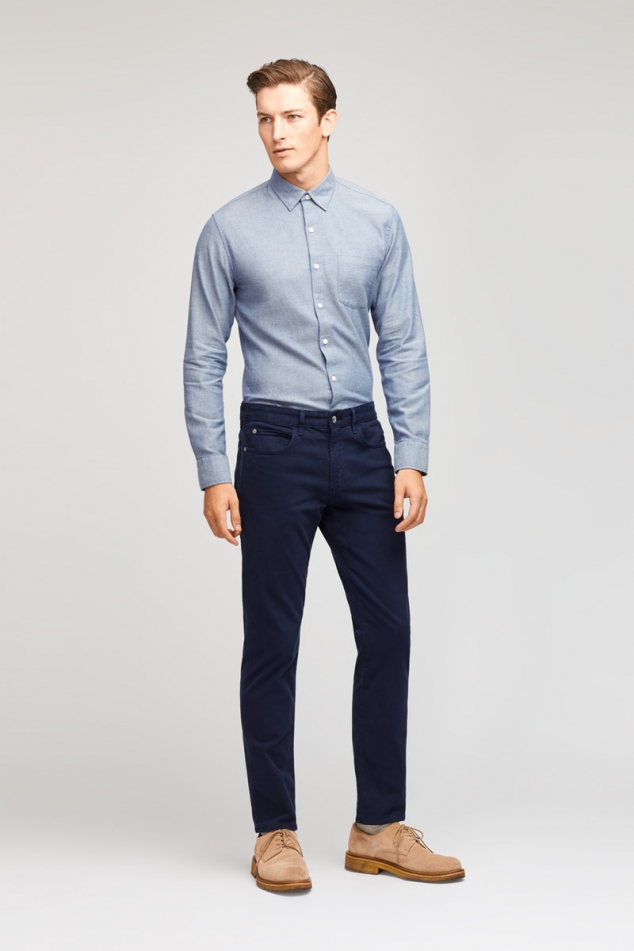 Italian Brushed 5-Pocket Pants