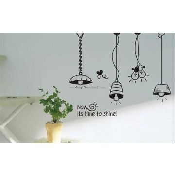 Its Time To Shine Light Wall Decals