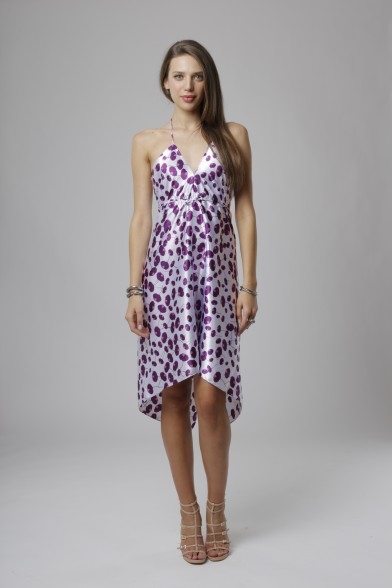 JANE DRESS - EMPLOI FLOWER FUCHSIA