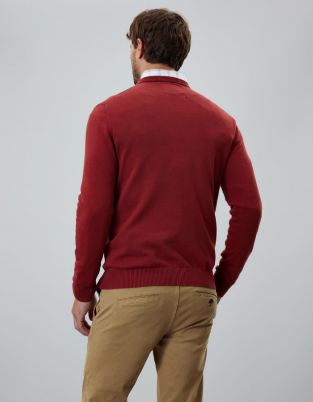 Jarvis Cotton Crew Neck Sweater - Image 3