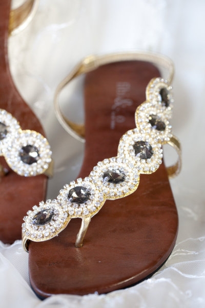 Jeweled Sandals - FaveThing