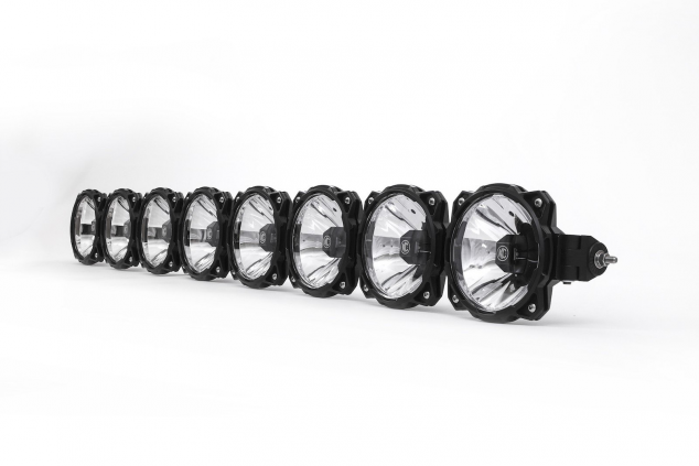 KC HiLites Gravity LED Pro6 8-Light 50" Radius Light Bar