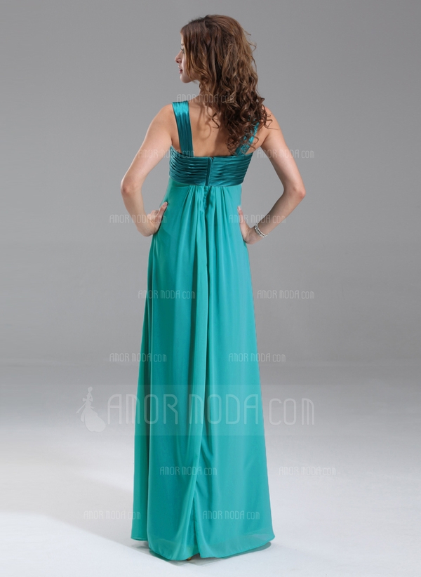 Keizer Sweetheart thee-lengte De Chiffon Charmeuse Zwangerschaps Bruidsmeisjes Jurk met Roes Bloem(E - Image 2