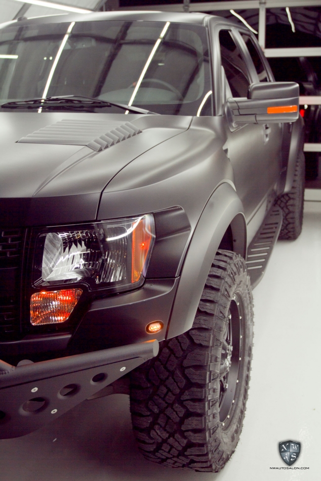 Ken Block’s Custom Matte Black Ford Raptor