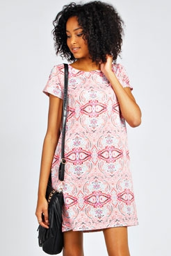 Kim Paisley Shift Dress