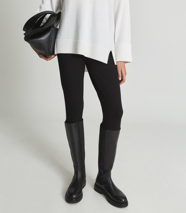 Knee High Leather Boots - Image 2