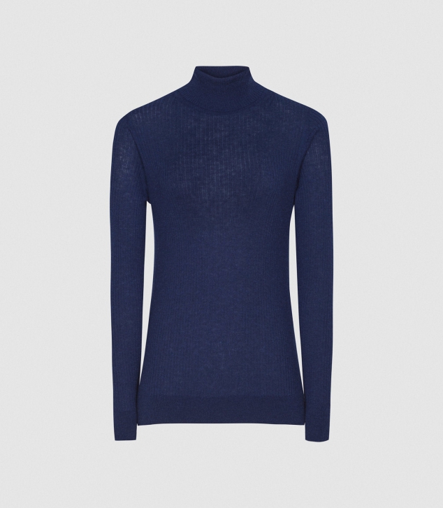 Knitted Roll Neck Sweater - Image 3