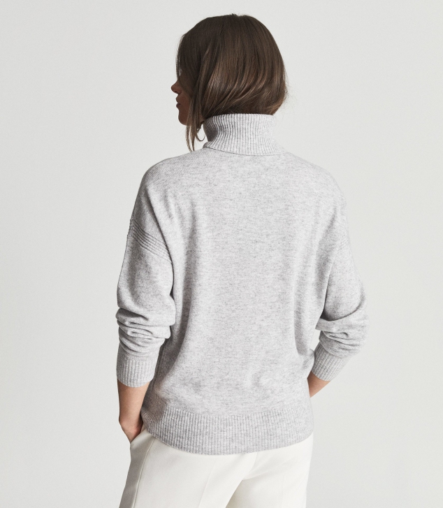 Knitted Roll Neck Sweater - Image 3