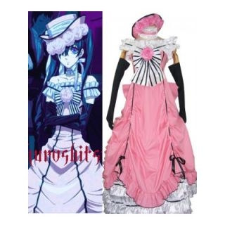 Kuroshitsuji Ciel Phantomhive Womens Dress Lolita Cosplay Costume--CosplayDeal.com