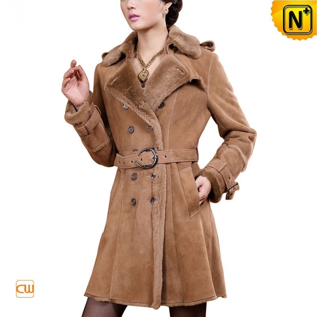 Ladies Shearling Coat Spanish Merino CW640213