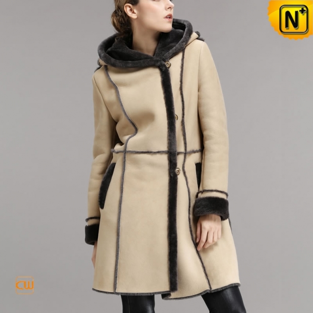 Ladies Shearling Coats CW640251