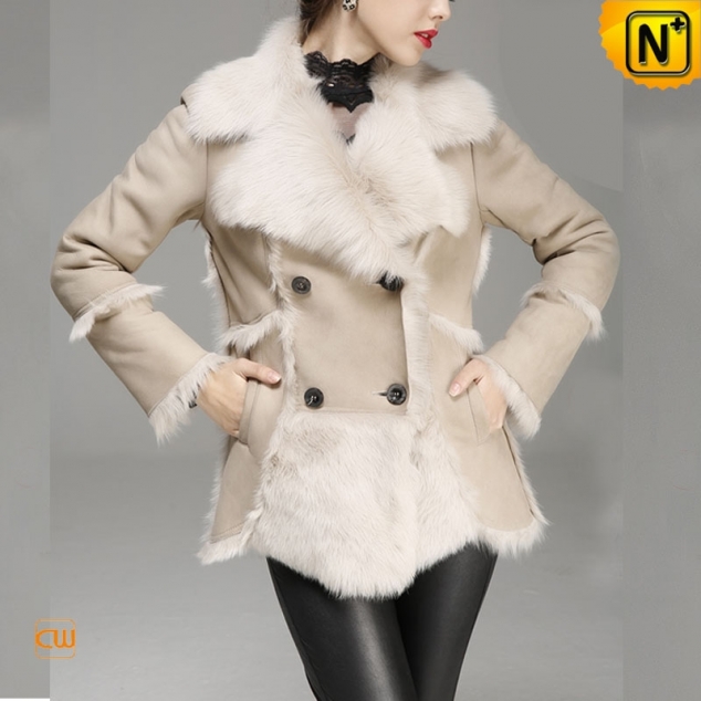 Ladies Toscana Shearling Jacket Coat CW640211
