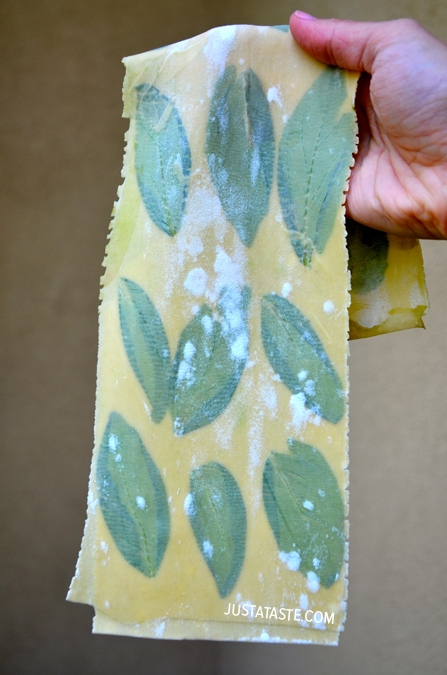 Laminated Basil Pasta with Garlic Brown Butter Sauce - Image 2