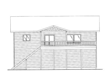 Large 5+ car garage plan with apartment above - Image 2