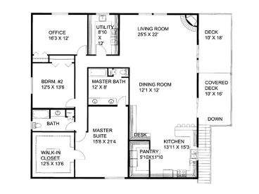 Large 5+ car garage plan with apartment above - Image 3