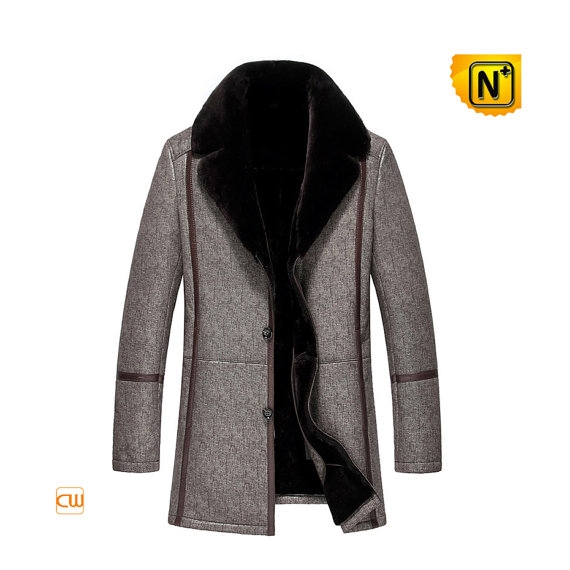 Leather Shearling Sheepskin Coat CW851289
