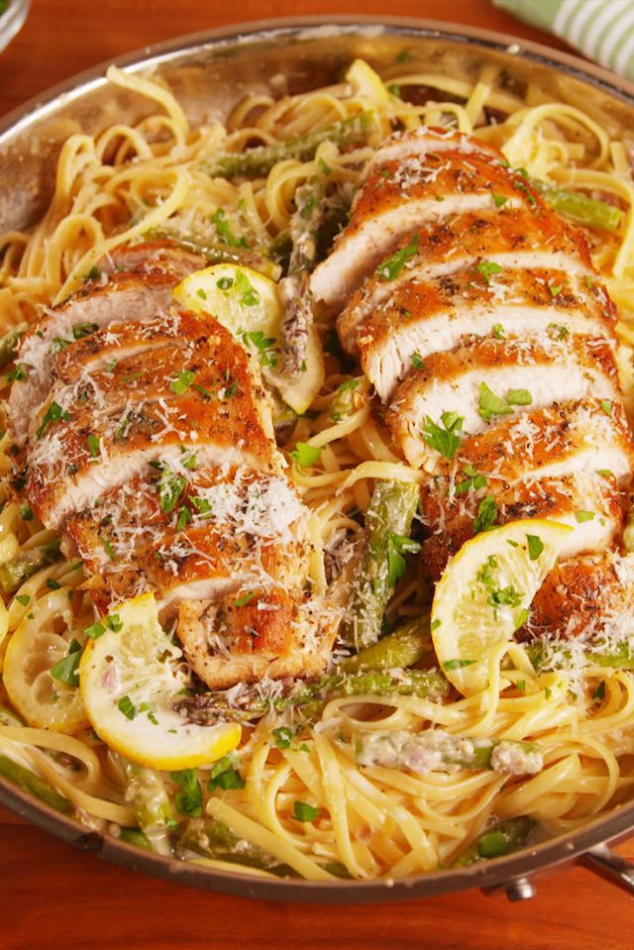 Lemon Asparagus Chicken Pasta - Image 2