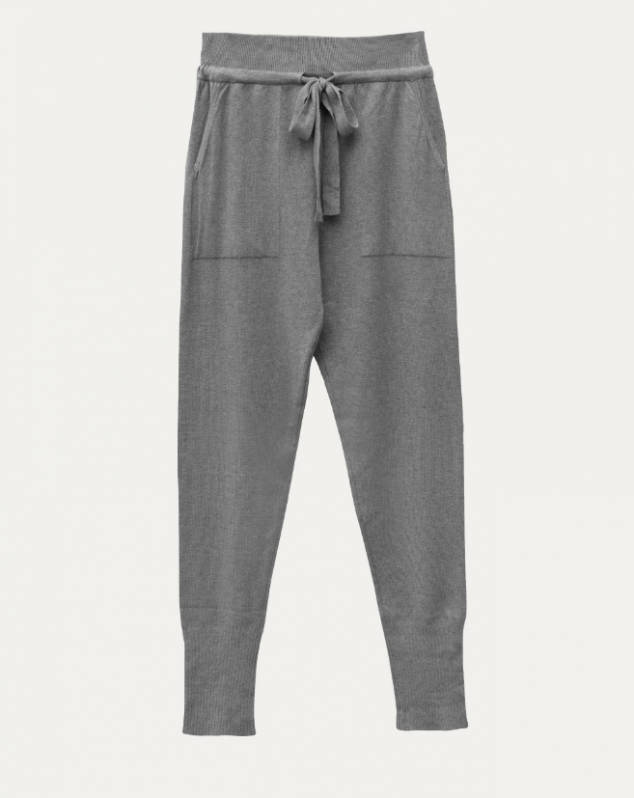 Leslie Tie-Front Knit Sweatpants - Image 3