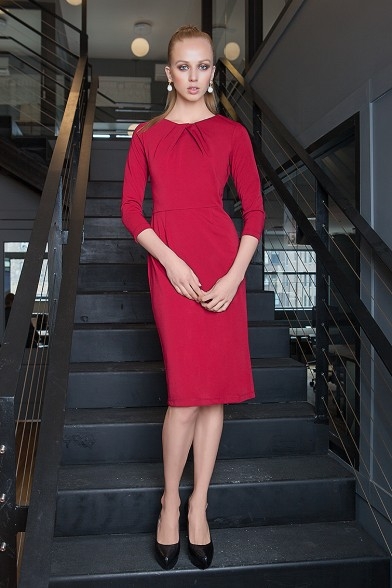 LEXINGTON LONG DRESS - WINE