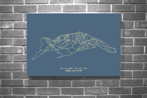Lifts & Bounds Ski Mountain Prints