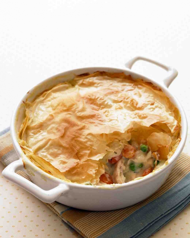 Lighter Chicken Potpie 