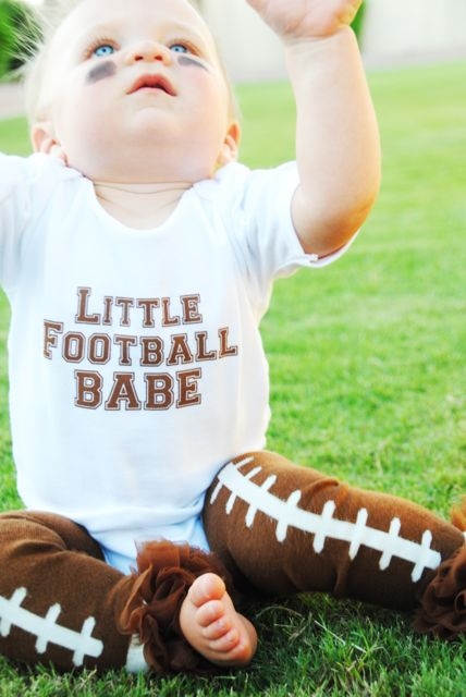 Little Football Babe Set