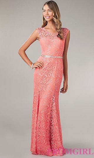 Long Lace Gown for Prom by My Michelle