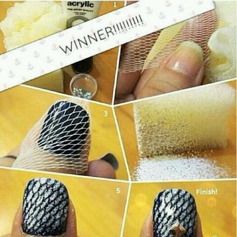 Loofah Nails