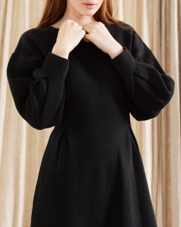 Loretta Pinched Sleeve Dress - Image 2