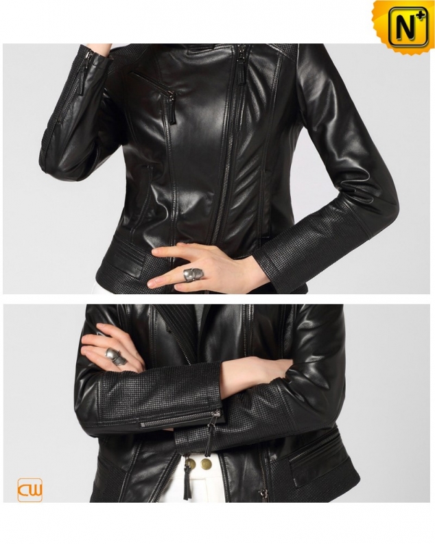 Los Angeles Black Leather Motorcycle Jacket CW650029
