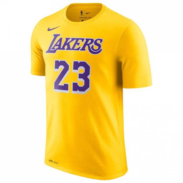 Los Angeles Lakers LeBron James Nike NBA Men's Icon Player T-shirt - Image 2