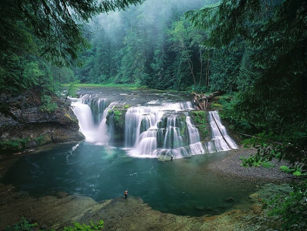 Lower Lewis River Falls - Gifford Pinchot National Forest - Washington - USA