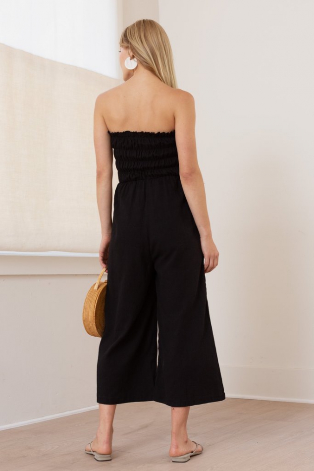 Lucrecia Sleeveless Smocked Jumpsuit - Image 3