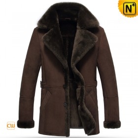 Madison Mens Shearling Coat Fur Lined Coat CW852216